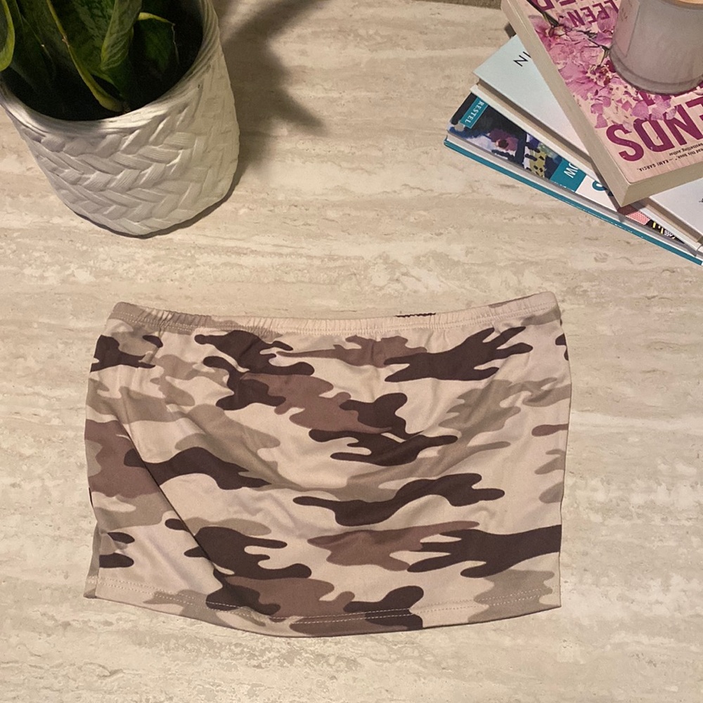 Windsor Camo Crop Top | Size S